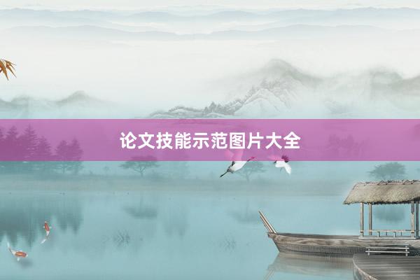论文技能示范图片大全